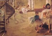 Edgar Degas The Rehearsal (nn03) oil painting reproduction